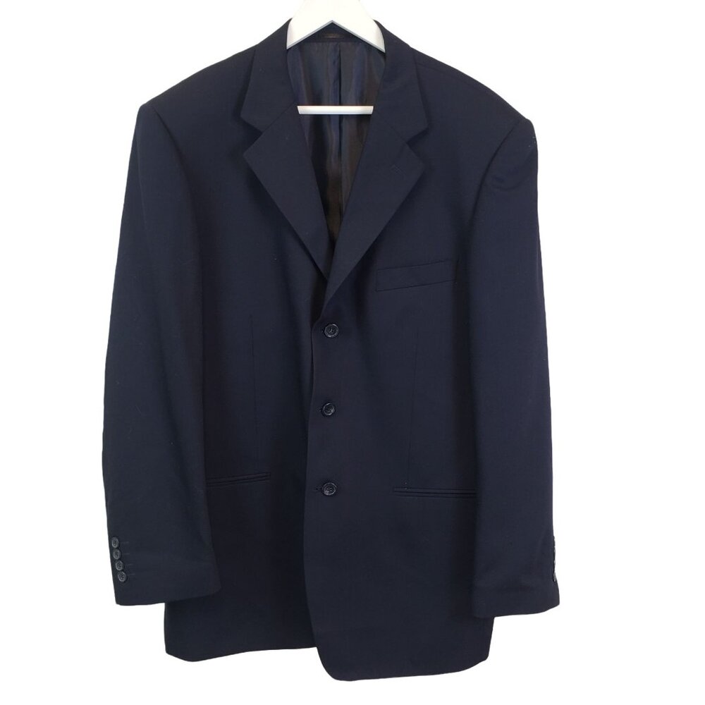 Mantoni 100% Wool 3 Button Jacket Blazer Size 44R
